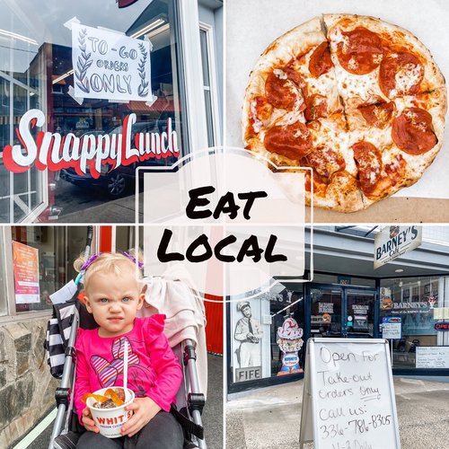 Got plans for lunch? Support one of our local restaurants! Take out and curbside offered at many of our local restaurants now!